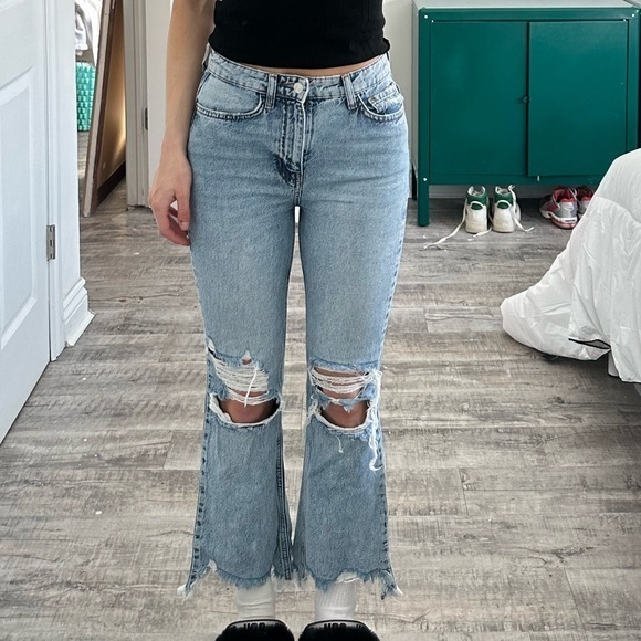 Bdg Flared Acid Wash Denim - Picture 1 of 5